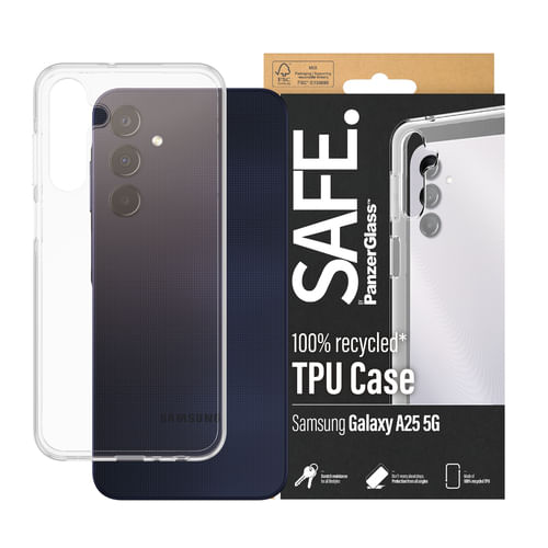 Custodia-in-TPU-PanzerGlass-SAFE-per-Samsung-Galaxy-A25-5G-Trasparente