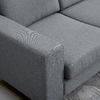 HOMCOM-Divano-a-3-Posti-Relax-Salotto-con-Cuscini-200-×-82-×-78cm-Tessuto-di-Lino-Grigio