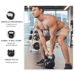 HOMCOM-Kettlebell-da-8-kg-per-Sport-e-Fitness-in-PVC-con-Sabbia-e-Maniglia-Liscia-Anti-Sfregamento