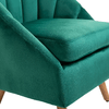 HOMCOM-Poltroncina-con-Rivestimento-in-Velluto-Verde-e-Gambe-in-Legno