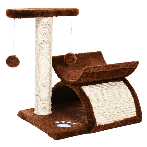 PawHut-Tiragraffi-Gatto-Albero-Tira-Graffi-Gioco-Giocattolo-per-Gatti-con-Cuccia-2-Palline-Appese-in-Sisal-Naturale-Altezza-43cm