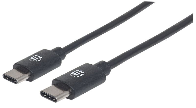 Manhattan-354875-cavo-USB-2-m-USB-2.0-USB-C-Nero--USB-C-to-USB-C-Cable-2m-Male-to-Male-Black-480-Mbps-USB-2.0-3A-Equival