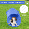 PawHut-Set-Agility-Dog-per-Addestramento-Cani-con-Tunnel-Slalom-e-Ostacolo-Sacca-di-Trasporto-Giallo-e-Blu