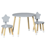 HOMCOM-Set-Tavolo-con-2-Sedie-per-Bambini-in-Legno-Eta-da-18-Mesi-a-4-Anni-Grigio