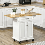 HOMCOM-Carrello-da-Cucina-Espandibile-in-Legno-Bianco-con-1-Cassetto-e-1-Armadietto