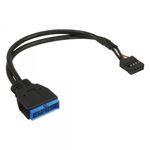 InLine Cavo adattatore USB 2.0 a 3.0 int. - Scheda madre USB 2.0-USB 3.0 int. - 015 m