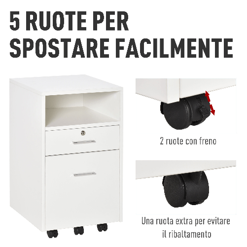 Vinsetto-Cassettiera-da-Ufficio-Cassettiera-per-Scrivania-Portadocumenti-e-Porta-Stampante-2-Chiavi-Bianca