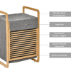 HOMCOM-Cesto-Portabiancheria-con-Sacco-Rimovibile-per-il-bagno-in-Bambu-e-Tessuto---Grigio