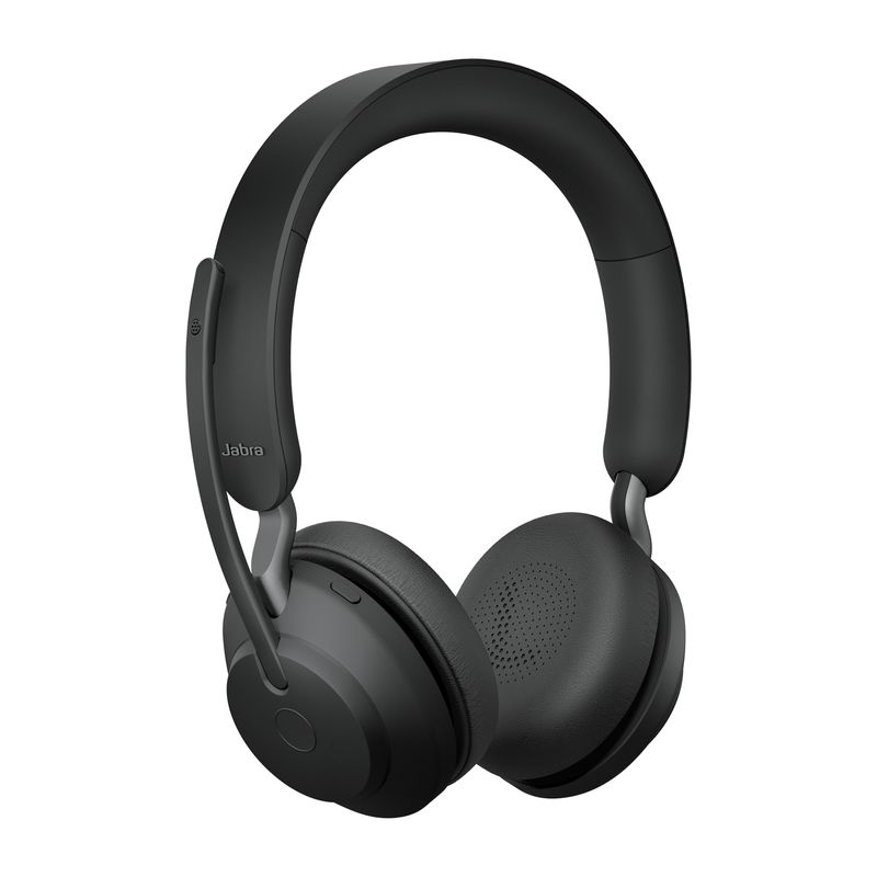 Jabra-Evolve2-65-UC-Stereo-Auricolare-Wireless-A-Padiglione-Ufficio-USB-tipo-C-Bluetooth-Nero