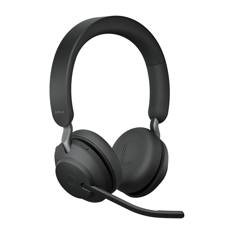 Jabra-Evolve2-65-UC-Stereo-Auricolare-Wireless-A-Padiglione-Ufficio-USB-tipo-C-Bluetooth-Nero