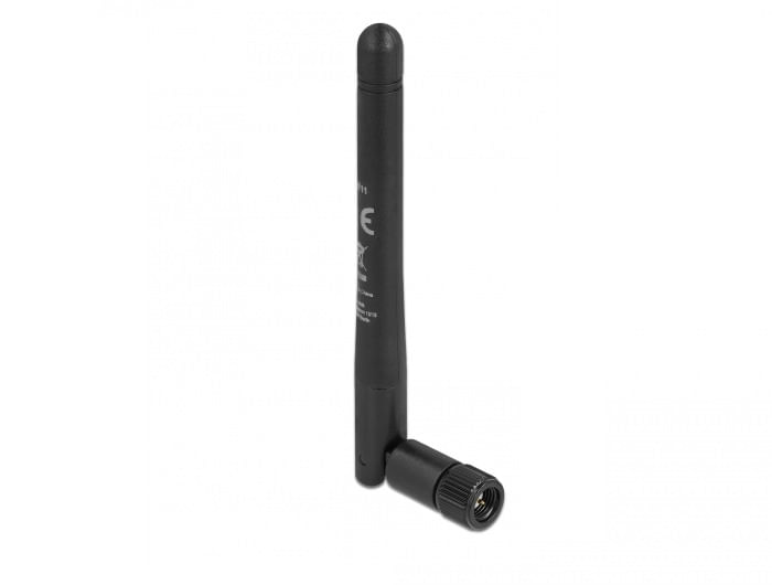 Delock-Antenna-5G-3.3---5.0-GHz-SMA-plug--1.0---4.5-dBi-10.9-cm-omnidirezionale-con-giunto-inclinabile-e-materiale-fless