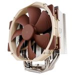 Noctua NH-U14S sistema di raffreddamento per computer Processore Refrigeratore 12 cm Marrone, Acciaio inox