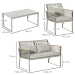 Outsunny-Set-da-Giardino-4-Pezzi-in-Rattan-PE-con-2-Poltrone-Divanetto-e-Tavolino-da-Caffe-in-Vetro-Temperato-Grigio