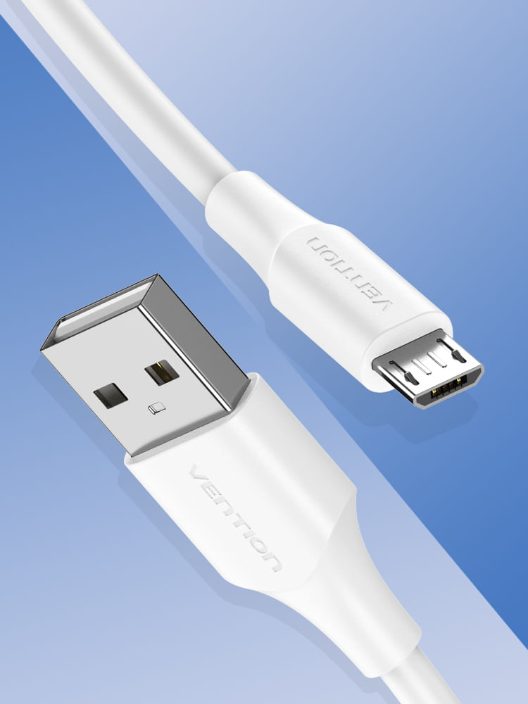 Vention-CTIWI-cavo-USB-USB-2.0-3-m-USB-A-Micro-USB-B-Bianco