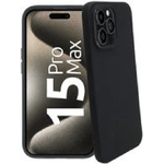 Smart engineered Cover morbida progettata in modo intelligente per Apple iPhone 15 Pro Max nero opaco