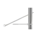 Fixpoint Punto fisso Wentronic - fascette per cavi - 275 cm - trasparente (confezione da 100) (17066)