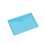 Electrolux Rexel Active Buste con Bottone (Rexel Popper Wallet Polypropylene A4 Blue Pack 5 16129BU)