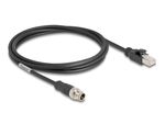 Delock-M12-Kabel-X-kodiert-8-Pin-Stecker-zu-RJ45-PVC-2-m--80867-