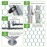 PawHut-Recinto-per-Galline-con-telo-di-copertura-per-4-6-polli-in-acciaio-280x190x195-cm