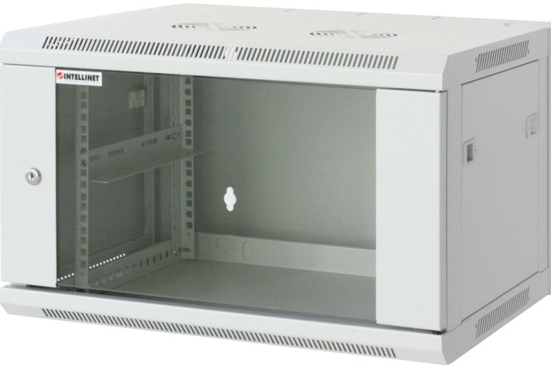 Intellinet-711913-rack-12U-Da-parete-Grigio--NETWORK-CABINET-WALL-MOUNT-12U----STANDARD-600MM-GREY-ASSEMBLED-