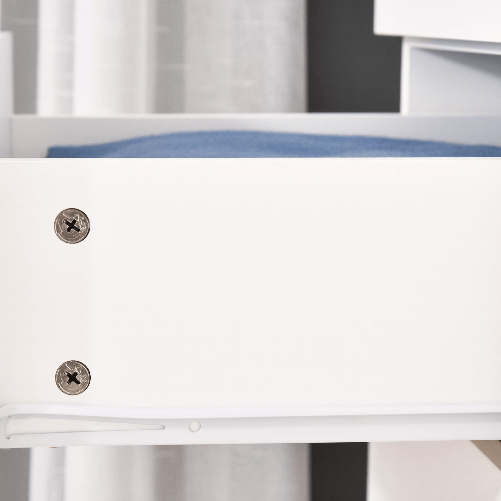 HOMCOM-Armadio-Moderno-Guardaroba-2-Ante-con-Specchio-e-3-Cassetti-Mensole-Regolabili-e-Barra-Appendiabiti-80x50x180cm-Bianco