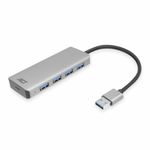 Act Hub di interfaccia ACT AC6121 USB 3.2 Gen 1 (3.1 Gen 1) Tipo A 5000 Mbit/s Alluminio