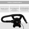 PawHut-Soffiatore-per-Cani-con-Velocita-e-Temperatura-Regolabili-Tubo-Flessibile-e-3-Beccucci-2400W-Nero