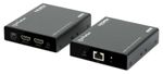 Manhattan-207980-moltiplicatore-di-rete-Ricevitore-e-trasmettitore-di-rete-Nero--4K-Hdmi-Over-Ethernet---Extender-Kit-Ex