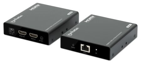 Manhattan-207980-moltiplicatore-di-rete-Ricevitore-e-trasmettitore-di-rete-Nero--4K-Hdmi-Over-Ethernet---Extender-Kit-Ex