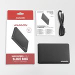 Axagon-EE25-SLC-contenitore-di-unit--di-archiviazione-Box-esterno-HDD-SSD-Nero-2.5--AXAGON-EE25-SLC-USB-C-3.2-Gen1---SAT