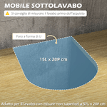 kleankin-Mobile-Sottolavabo-in-Truciolato-e-MDF-a-2-Ante-con-Ripiano-Interno-Regolabile-60x30x60-cm-Grigio