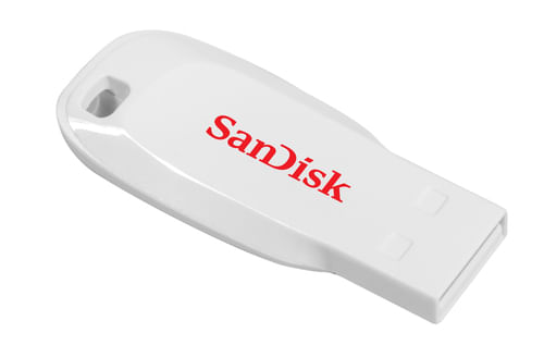 SanDisk-Cruzer-Blade-unit--flash-USB-16-GB-USB-tipo-A-2.0-Bianco--Cruzer-Blade-White-16GB---Cruzer-Blade-16-GB-USB---Typ