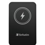 Verbatim-Charge--n--Go-Polimeri-di-litio-LiPo-5000-mAh-Carica-wireless-Nero--MAG-WIREL-POWER-BANK-5000-BLACK---CHARGEN-G