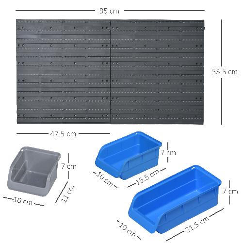 DURHAND-Cassetta-Portautensili-da-44pz-con-Scatole-Regolabili-e-Rimovibili-in-PP-Blu-e-Grigio-54x22x95-cm