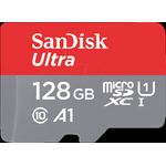 SanDisk Ultra microSD 128 GB MicroSDXC UHS-I Classe 10 (128GB SANDISK ULTRA MICROSDXC  - SD 100MB/S CLASS 10 UHS-I TABLE