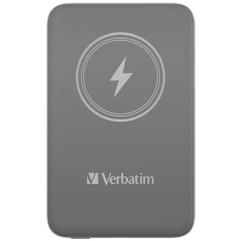 Verbatim-Power-Bank-10000-Chargengo-Magnetica-Wireless-Grigia