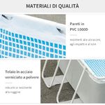 Outsunny-Piscina-Fuori-Terra-da-Giardino-Rettangolare-con-Pompa-di-Filtraggio-340x215x80cm-Grigia