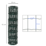 PawHut-Rete-Metallica-da-Giardino-con-Rivestimento-in-PVC-per-Recinzioni-da-Esterno-1000x61cm-Verde