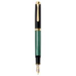 Pelikan Souverän 600 penna stilografica Sistema di riempimento integrato Nero, Oro, Verde 1 pz