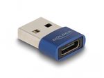 Delock-Adattatore-USB-2.0-USB-Tipo-A-maschio-a-USB-Tipo-C-femmina-blu