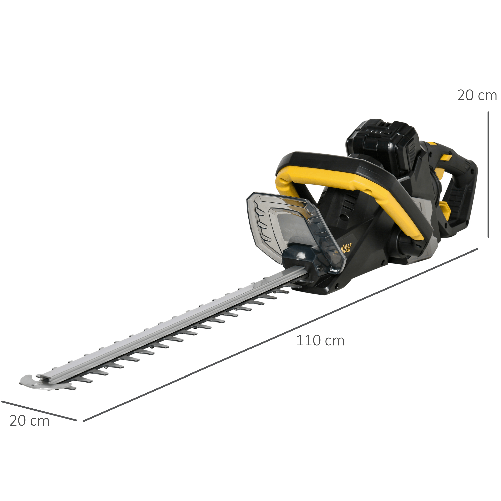 DURHAND-Tagliasiepi-Elettrico-a-Batteria-con-Impugnatura-Ergonomica-Regolabile-180°-e-Lama-da-52cm