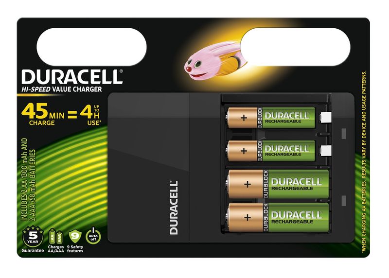 Duracell-CEF14-carica-batterie