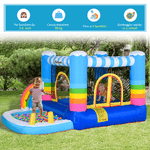 Outsunny-Castello-Gonfiabile-per-Bambini-con-Trampolino-e-Piscina-Pompa-Inclusa