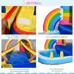 Outsunny-Castello-Gonfiabile-per-Bambini-con-Trampolino-e-Piscina-Pompa-Inclusa