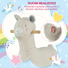 HOMCOM-Dondolo-a-Forma-di-Alpaca-per-Bambini-36-72-Mesi---Crema