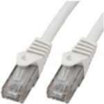 M-Cab 3931 cavo di rete Bianco 2 m Cat6 U/UTP UTP (CAT6 RJ45 UTP LSZH 2M WH - 5GBIT PATCH CABLE HALOGENFREI)