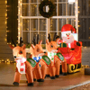 HOMCOM-Babbo-Natale-Gonfiabile-da-esterno-con-Slitta-e-3-Renne-e-Luci-LED-Integrate-319x59x132cm---Multicolore