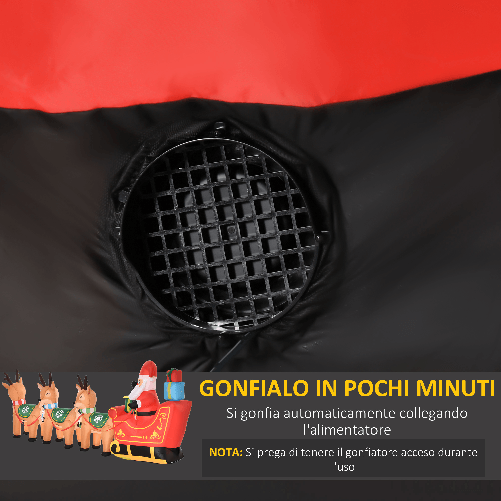 HOMCOM-Babbo-Natale-Gonfiabile-da-esterno-con-Slitta-e-3-Renne-e-Luci-LED-Integrate-319x59x132cm---Multicolore