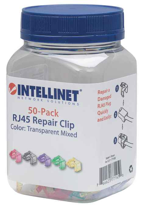 Intellinet-771450-fermacavo-Multicolore-50-pz