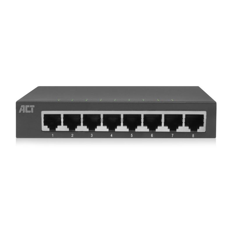 Switch-di-rete-ACT-AC4418-Gigabit-Ethernet-non-gestito--10-100-1000--Grigio